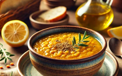 شوربة العدس الذهبية | دفء شتوي وفوائد لا تُقاوم